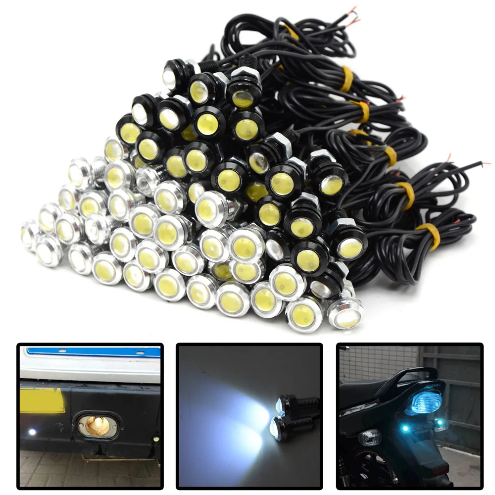 

2Pcs Car LED DRL Eagle Eyes Daytime Runing Lights Motorcycle Driving Reversing Signal Lighting Fog Lamp For KTM 150 125 250 SX85