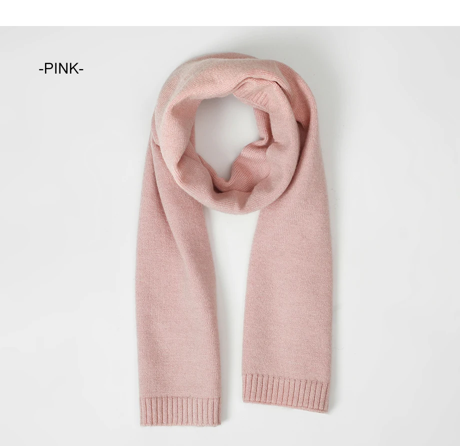 Children Scarf Classic Solid Kid Scarves Winter Cashmere Girl And Boys Wool Shawls 2019 New Fashion Brand Knitting Wool Scarf (6)