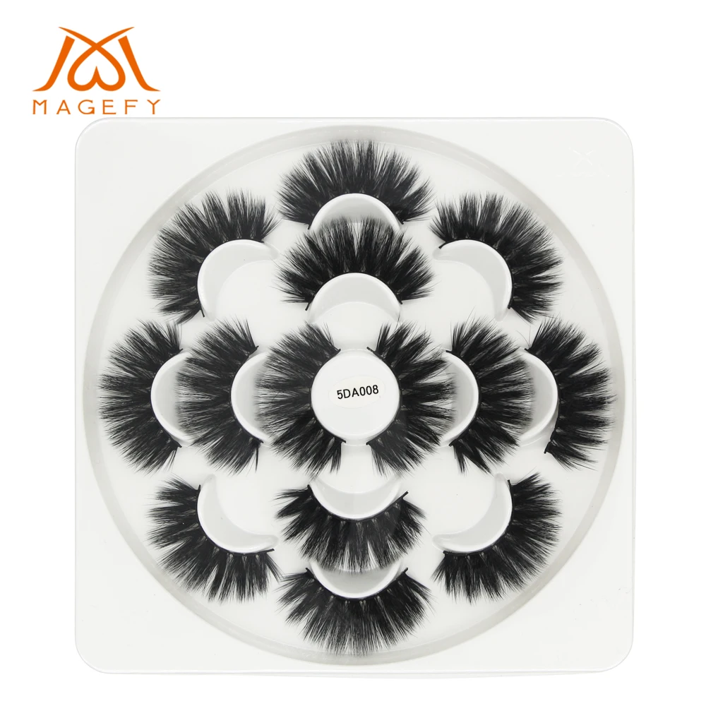 

2/3/7 Pairs 3D Mink Lashes Natural Long False Eyelashes Dramatic Volume Fake Lashes Makeup Eyelash Extension Silk Eyelashes