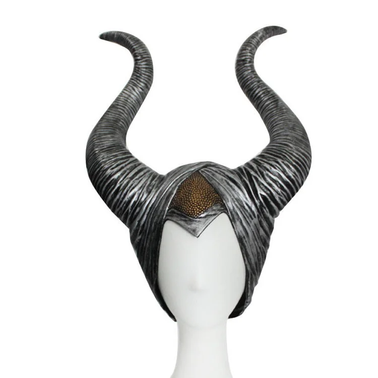 Malefica Angelina Movie Cosplay Masks Halloween Shows Scary Latex Mask (4)