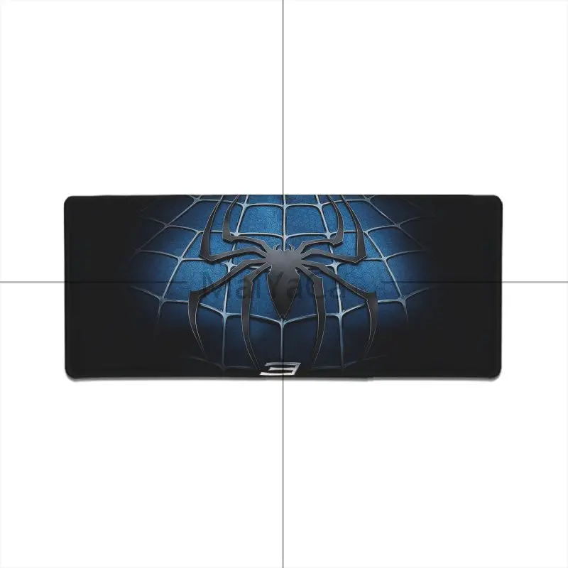 MaiYaCa, новинка, напечатанный логотип Человека-паука, клавиатура, игровые коврики для мыши, большой игровой коврик для мыши, коврик для мыши, коврик для клавиатуры - Цвет: Lock Edge 30x80cm