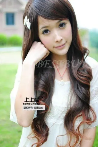 Free Shipping&gt&gt&gt&gt&gt fancy party women's long curly/wavy hair wig |