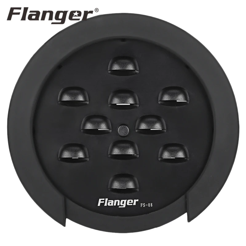 Flanger FS-08 Акустическая гитара звуковая крышка регулируемая акустическая гитара отзывы Suppressor звуковая Крышка отверстия 100 мм ABS резиновый материал