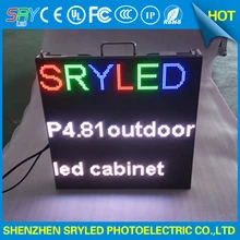 P4.81 outdoor LED Display Die Casting Aluminum Cabinets 500mm*500mm for Stage Video wall Rental LED Screen Flight Case Pack