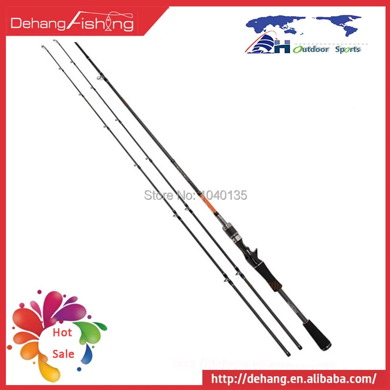 

2 Tips 2.1M Casting Rod 210CM Baitcasting Rod Carbon Fishing Rod Lure Fishing Free Shipping