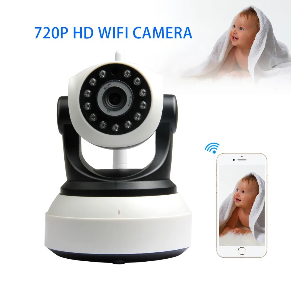  Wireless WIFI IP Camera 720P Home Security Surveillance System HD P2P Network IP-Camera IR-CUT ONVIF Android iOS View 