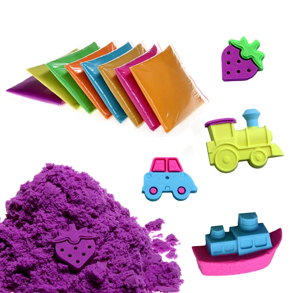 100G/500G Colorful Slime Clay Toys Dynamic Creative Sand Children Educational Magic Playdough DIY Modeling For Kids | Игрушки и хобби
