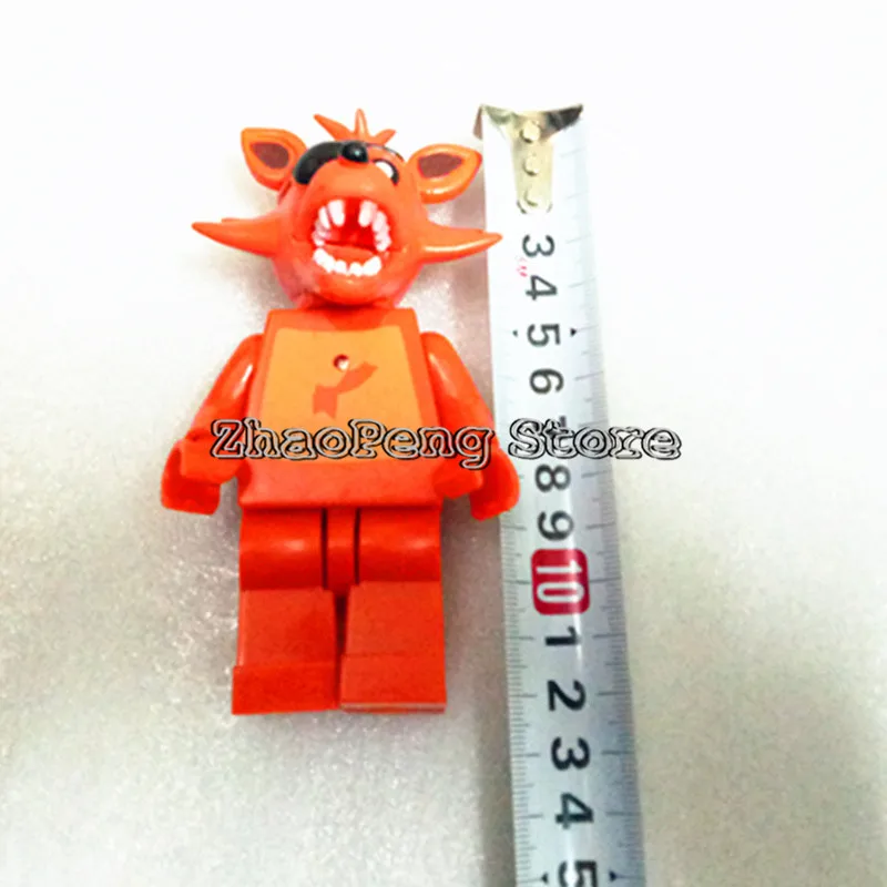 4 шт./лот 5 дюймов пять ночей на Freddy's Building блоки Juguetes фигурки Foxy Freddy Chica героев