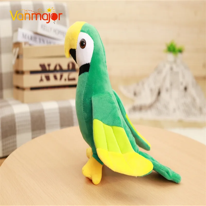 Игрушка плюшевая в виде попугая ара 20/25 см|plush toys|parrot plush toytoy stuffing |