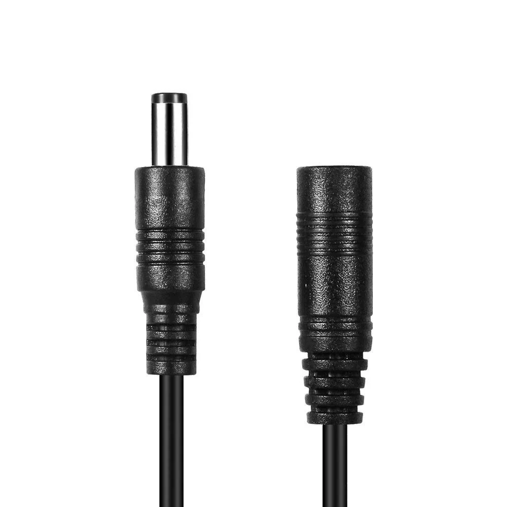 

1PC New Practical Professional Useful New Black 0.5M-5M DC 12V Power Extension Cable Adapter For CCTV Camera Home Security