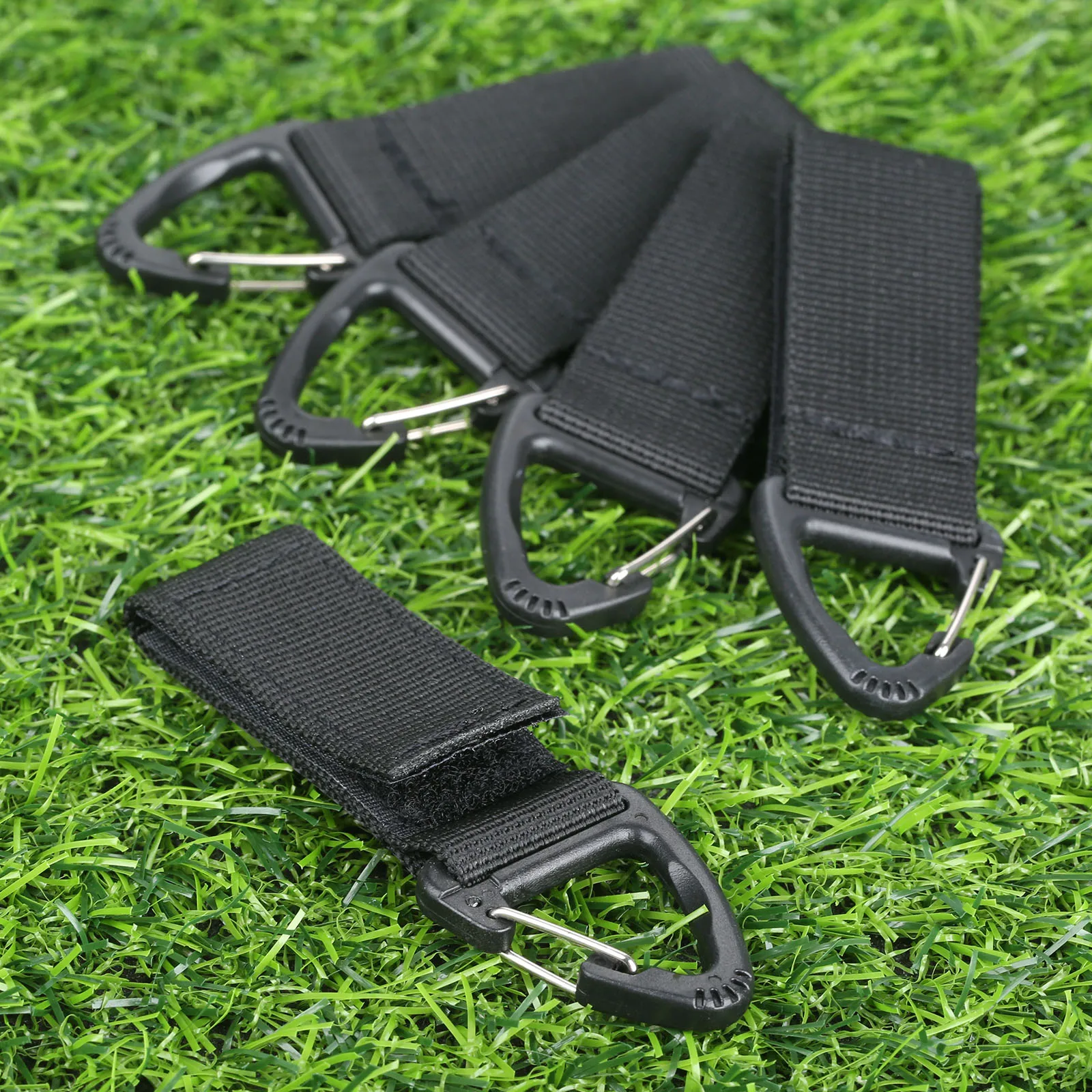 

1 Pc Belt Clip Climbing Carabiner Buckle Camping Molle Webbing High Strength Nylon Backpack Hanging Key Chain Hook Outdoor Tools