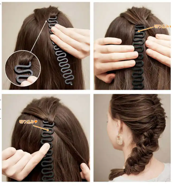 Ad17036 French Braiding Tools Magic Hair Clip Hair Maker