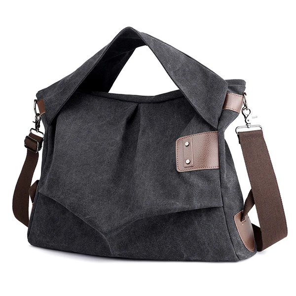 COZMOZ холщовые сумки для женщин модные багажные дорожные сумки школьные женские ручные сумки Большая сумка через плечо сумка-тоут - Цвет: Black
