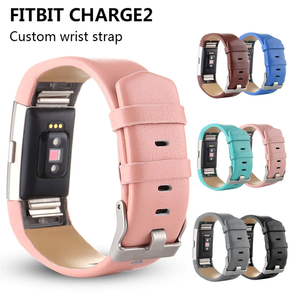 Watchband Sports Watch Genuine Leather Watch Band Strap For Fitbit Charge 2 Wrist Band Bracelet watchband Watchband Sports Watch Genuine Leather Watch Band Strap For Fitbit Charge 2 Wrist Band Bracelet watchband