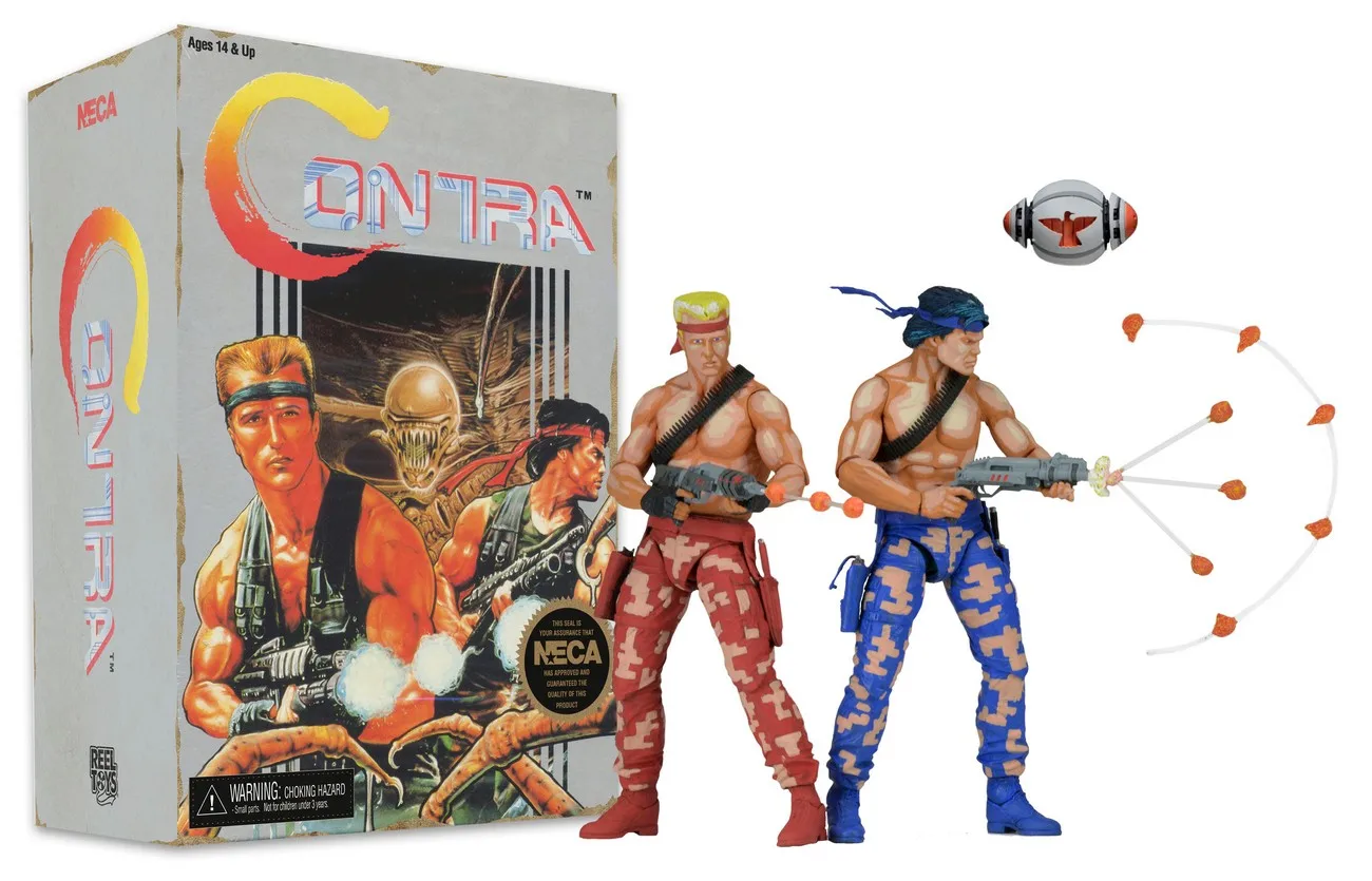 NECA CONTRA Bill & Lance PVC Action Figure Collectible Model Toy 2-pack 7 NECA CONTRA Bill & Lance PVC Action Figure Collectible Model Toy 2-pack 7