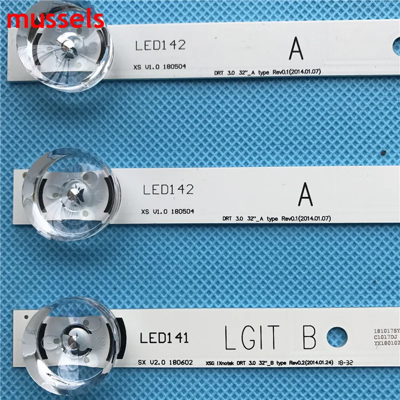 Светодиодная подсветка для LG 32 &quotTV 6 лампа 590 мм 32MB25VQ 6916l 1974A 1981A lv320DUE 32LF innotek drt 3 0