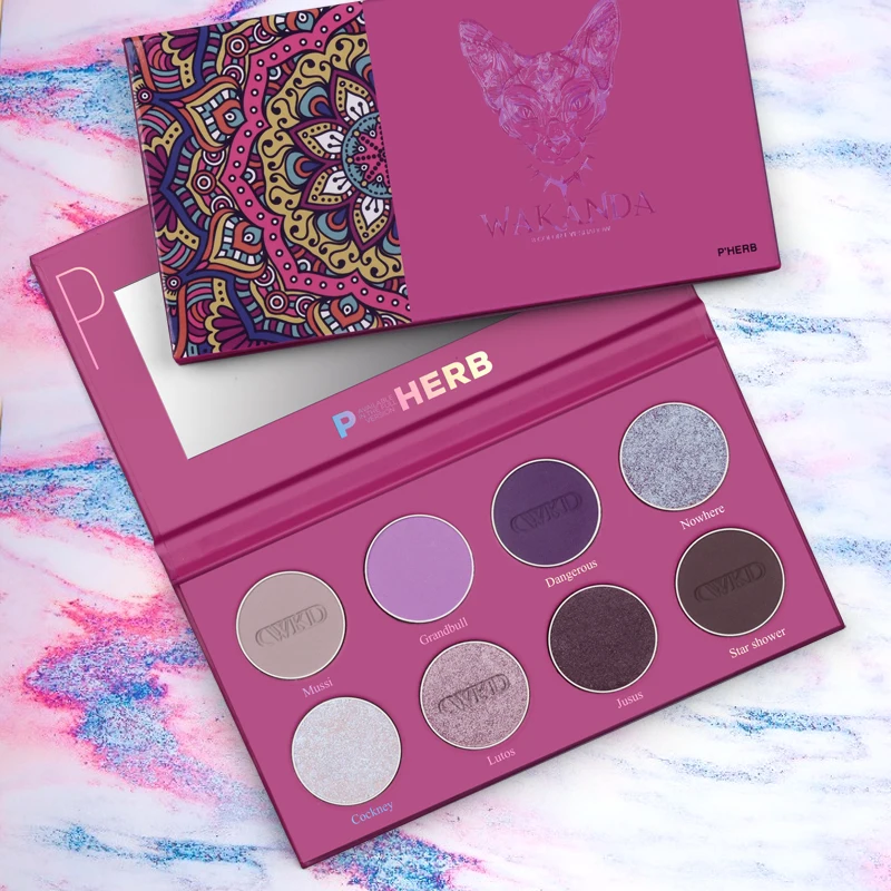 

Professional Makeup Palette 8 Color Eyeshadow Pallete Shimmer Glitter Eye shadow Palette Matte Pigment Nude Smoky Cosmetic