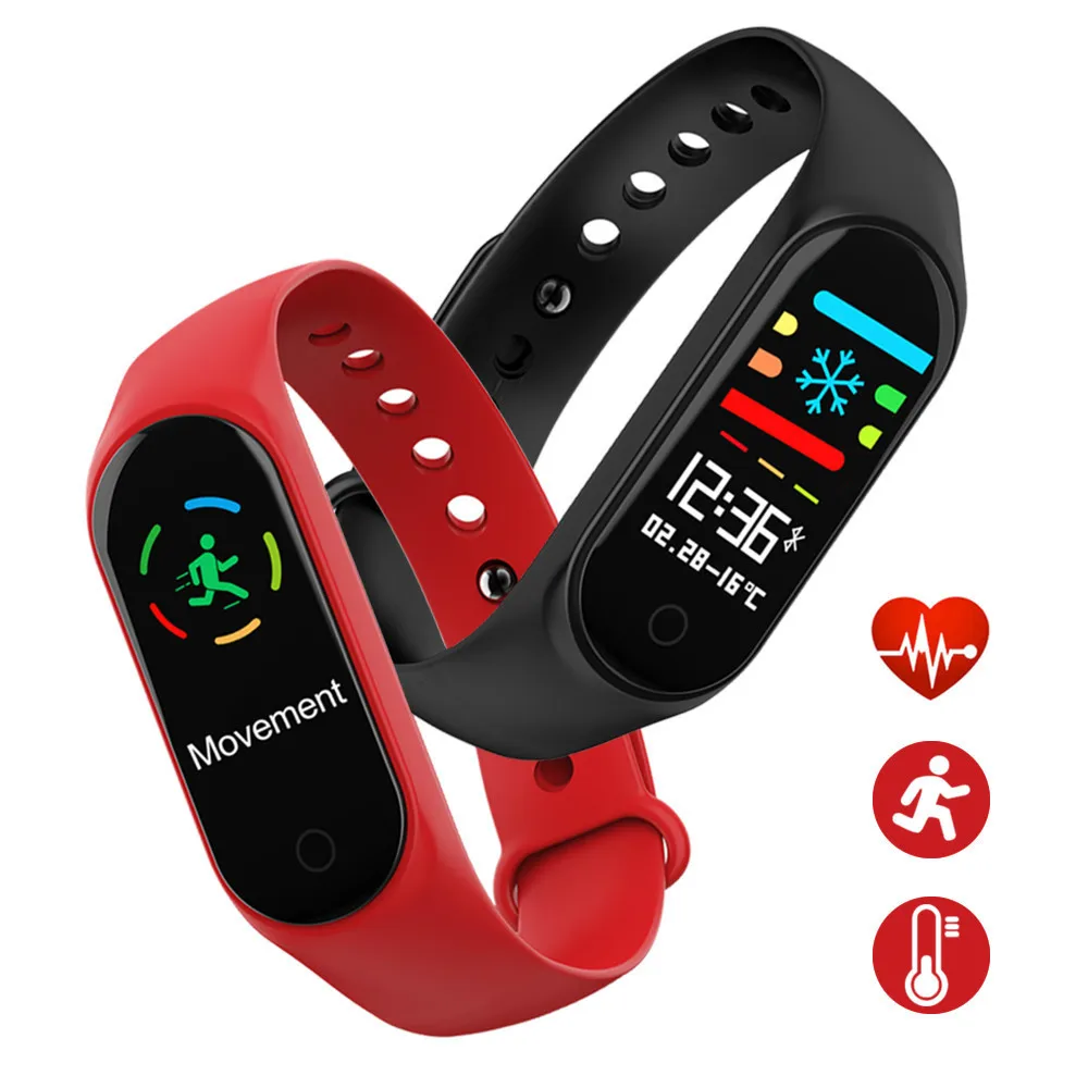 

M3s Smart Bracelet Bluetooth Touch Screen Heart Rate Monitor waterproof Sport Smart Watch Activity Fitness Tracker Wristband