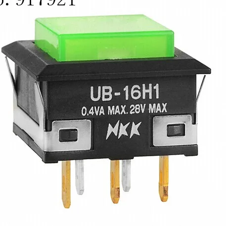 

[ZOB] UB16KKG015F-FJ development of imports from Japan nkk day light UB-16H1 miniature push button switch --10pcs/lot