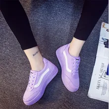 2016 New Women Fashion Casual Shoes Summer Autumn Casual Canvas Solid Flat Shoes Women Lace-Up Breathable Shoes