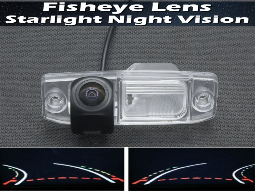 

1080P Fisheye Trajectory Tracks Car Rear view Camera for Hyundai Elantra Accent 2002-2012 Sonata 2003-2012 Veracruz 2007-2012