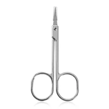 Mtssii Professional Eyebrow Scissor Makeup Manicure Scissors Nails Cuticle Scissors Curved Pedicure Dead Skin Remover Makeup Too