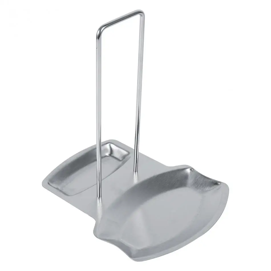 

WALFRONT Kitchen Organizer Stainless Steel Spoon Holder Pot Lid Shelf Cooking Rack Pan Cover Stand Hot Sponge Spoon Holder Dish