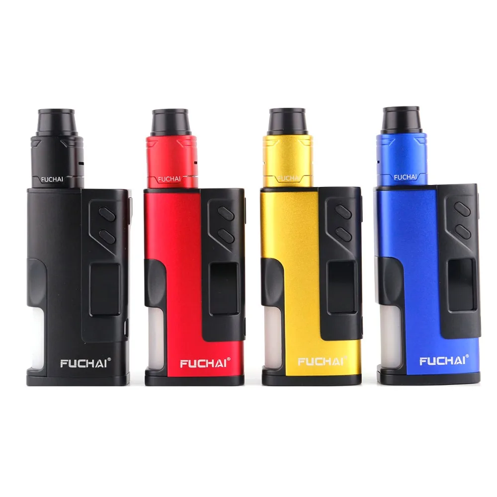 

Original Electronic Cigarette Sigelei Fuchai Squonk 213 Kit 150W TC Box Mod Vape Mod RDA Atomizer 21700 20700 18650 Battery Mods