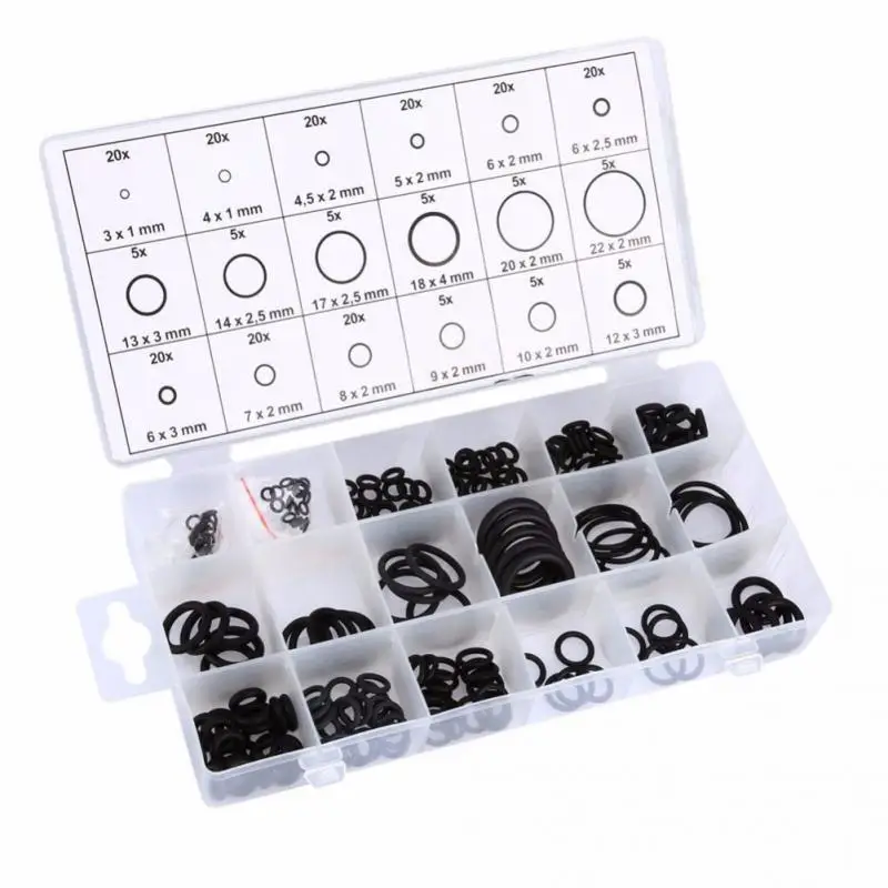 225pcs Multifunctional Rubber O Ring Seals Tap Combination Rubber Washerin Washers from Home