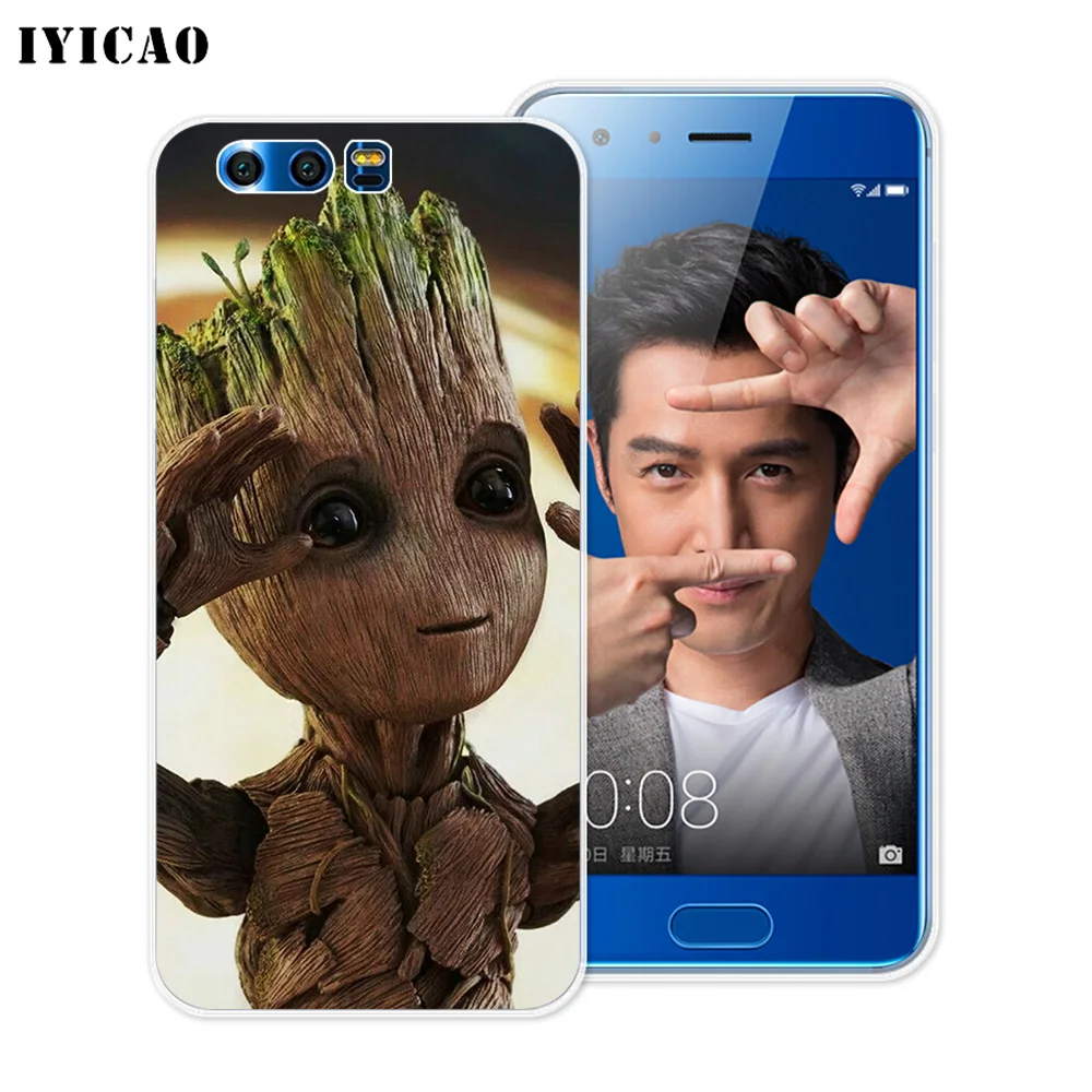 Мягкий силиконовый чехол IYICAO для Huawei Y9 Y7 Y6 Prime 2018 Honor 8C 8X 8 9 10 Lite 7X 7C 6A 7A