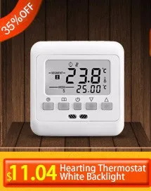 Еженедельный цифровой зеленые ЖК-дисплей программируемый комнатный подогрев пола термостат мощный анти-помех для контроля комнатной температуры