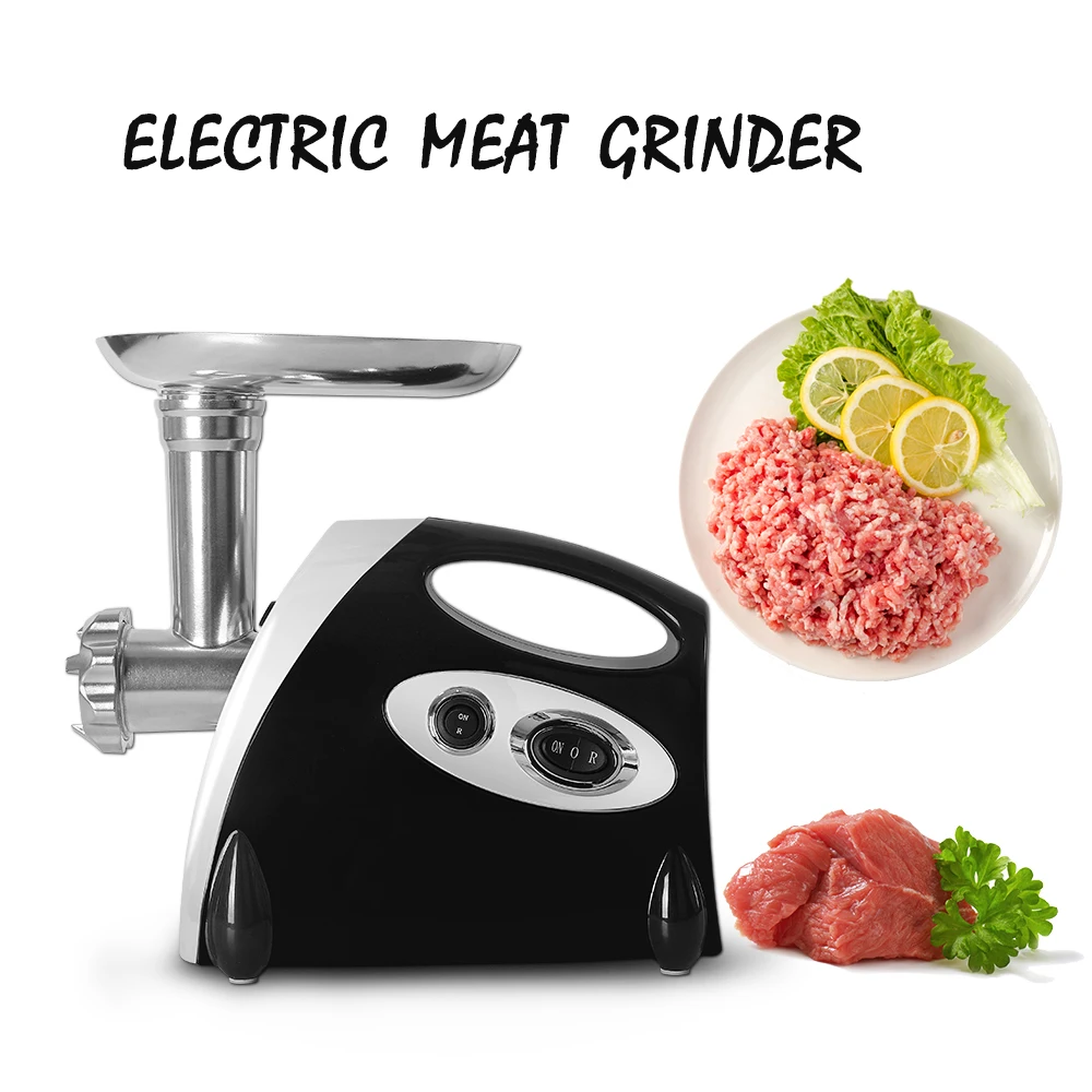 ITOP Electric Meat Grinder Household Kitchen Chopper Mincing Machine Sausage Stuffer With 3 Cutting Plates UL/EU Plug