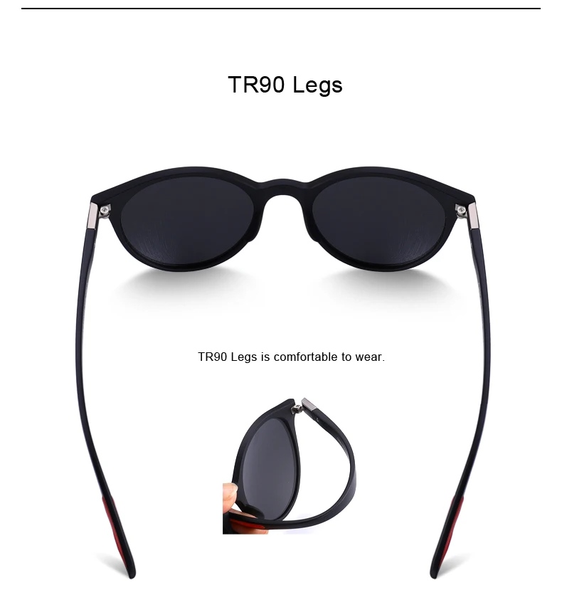 Merry's дизайн для мужчин женщин ретро заклепки поляризационные солнцезащитные очки TR90 ноги легче дизайн овальная рамка UV400 защита S'8126