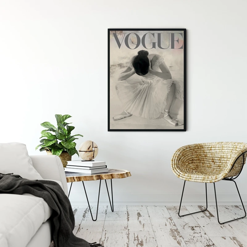 vogue poster print living room decor