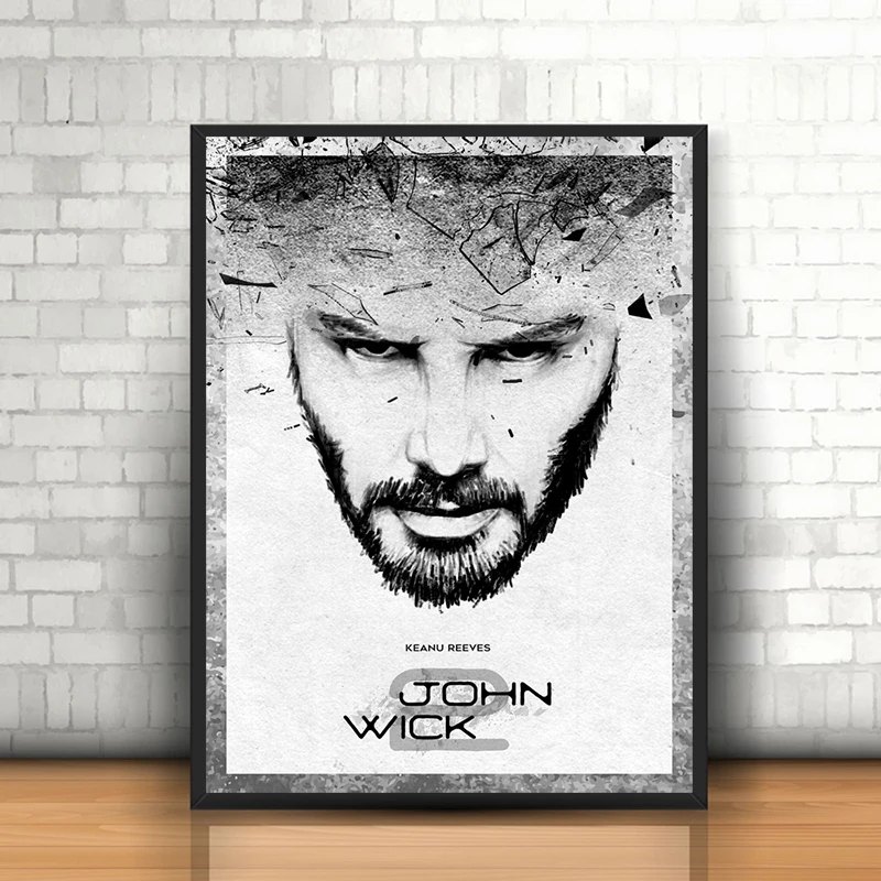 

Keanu Reeves John Wick Film Poster Canvas Painting Print Bedroom Home Decor Modern Wall Art Oil Painting Salon Pictures Artwork
