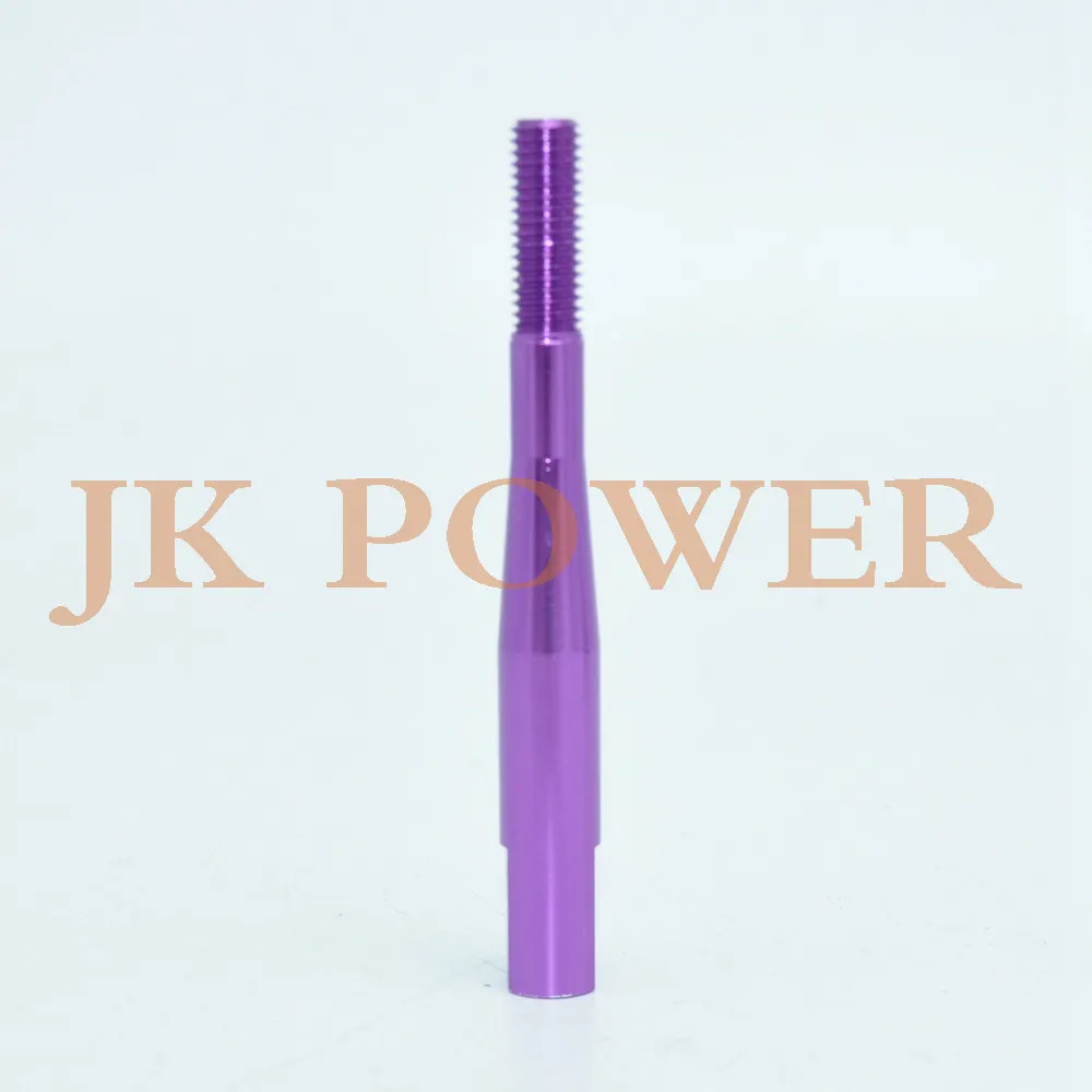 JK JDM алюминиевый гоночный короткий удлинитель 10X1,5 мм рычаг переключения передач 3,7"(94 мм) для HONDA ACURA/ручка переключения передач - Название цвета: Фиолетовый