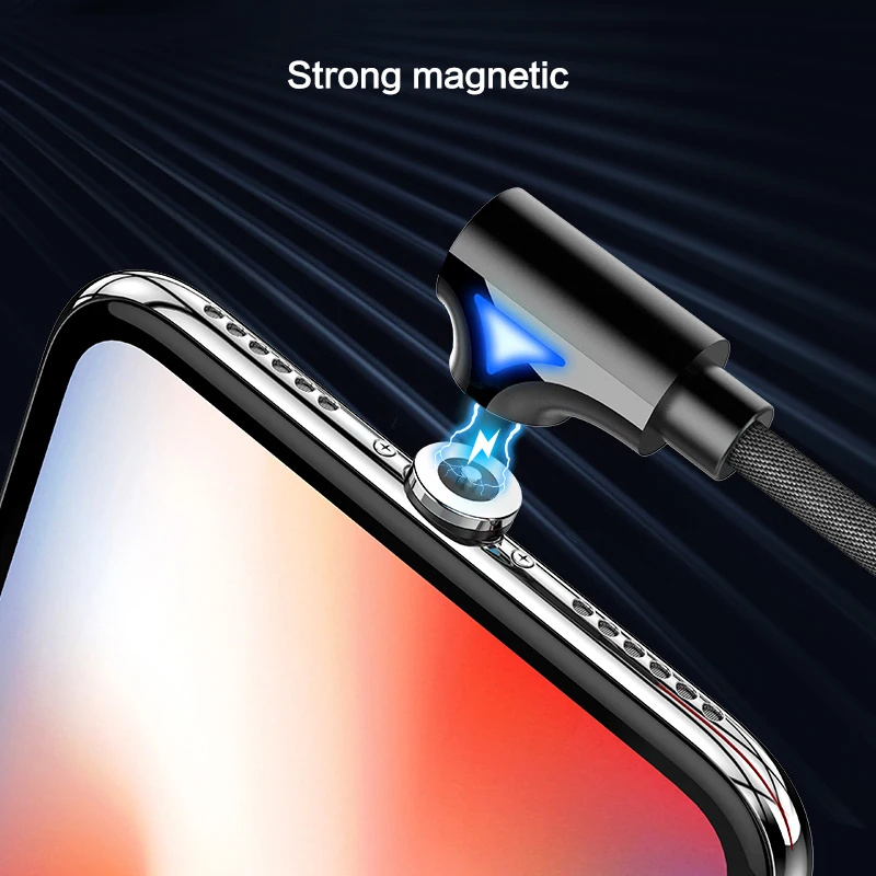 FLOVEME USB кабель для iPhone X 7 8 9 плюс 6 6s 5 5S L Тип Магнитная Зарядное устройство кабель для lightning/зарядка через usb кабель оплетка шнура for iphone charger cable