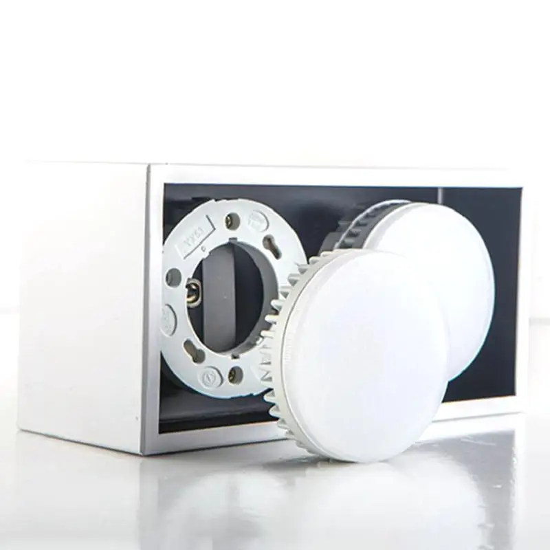 o Envio Gratuito de Alta Qualidade Quadrado 20 w Duplo Gx53 Branco ou Preto Led Downlights Lâmpadas ce Rosh 6 Pçs e lote 14 O envio gratuito de Alta qualidade quadrado