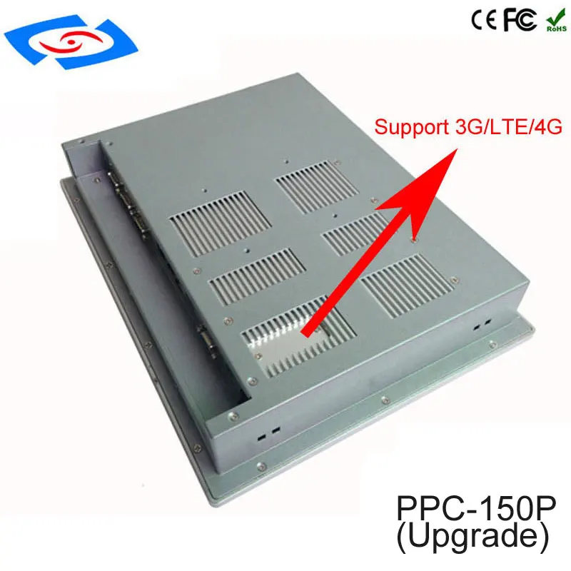 Low Price 15 Inch All In One Computer Support Wireless 3G & Wifi Modem Panel PC With GPIO And RJ45 Port Automatic Ticket Machine