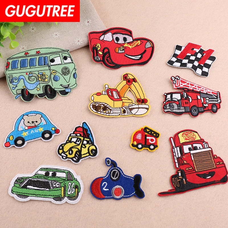 

GUGUTREE embroidery car F1 patches vehicle patches badges applique patches for clothing YX-26