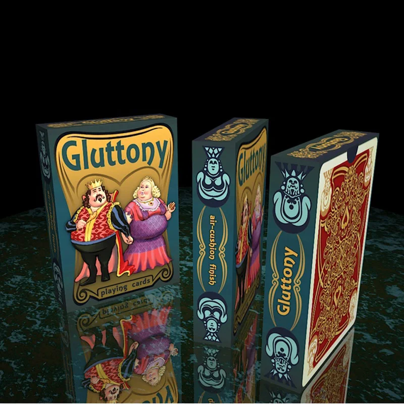 Gluttony колода игральные карты для покера Размер USPCC Custom Limited Editon новые Запечатанные Волшебные трюки