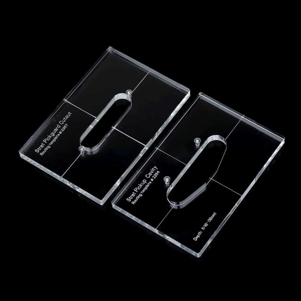 Acryl Strat Einzel Coil Tonabnehmer Routing Template Acryl Strat Einzel Coil Tonabnehmer Routing Template