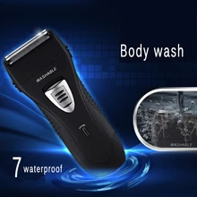 Electric Rechargeable Scraper Man Reciprocating Double Knife Body Wash Razor
