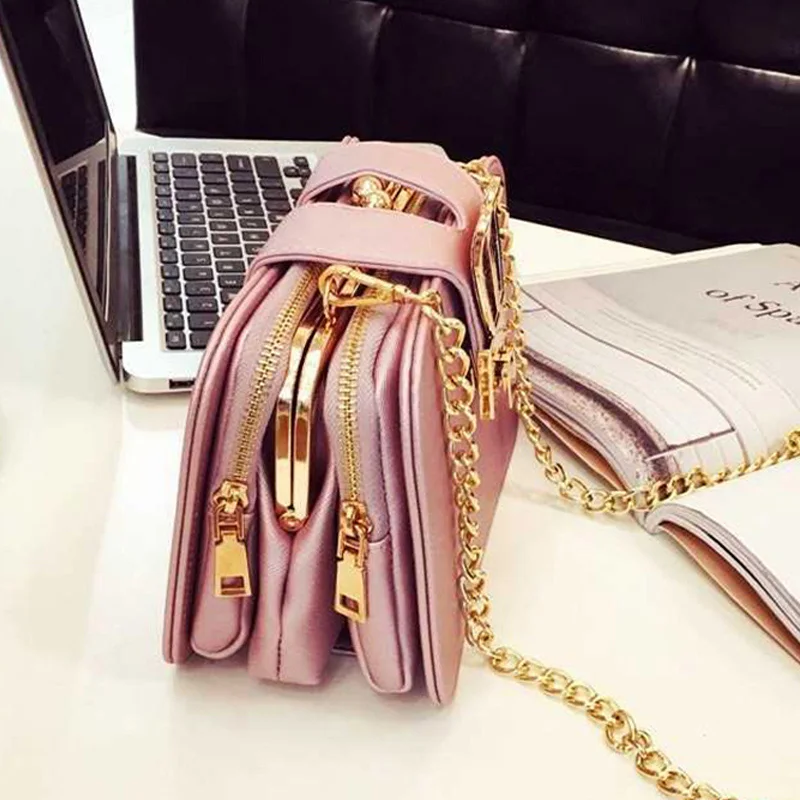 Women Handbags Casual Rabbit Ear Crossbody Shoulder Bags Fashion Chain Designer PU Leather Metal Lock Mini Square Bag SS0417 (3)
