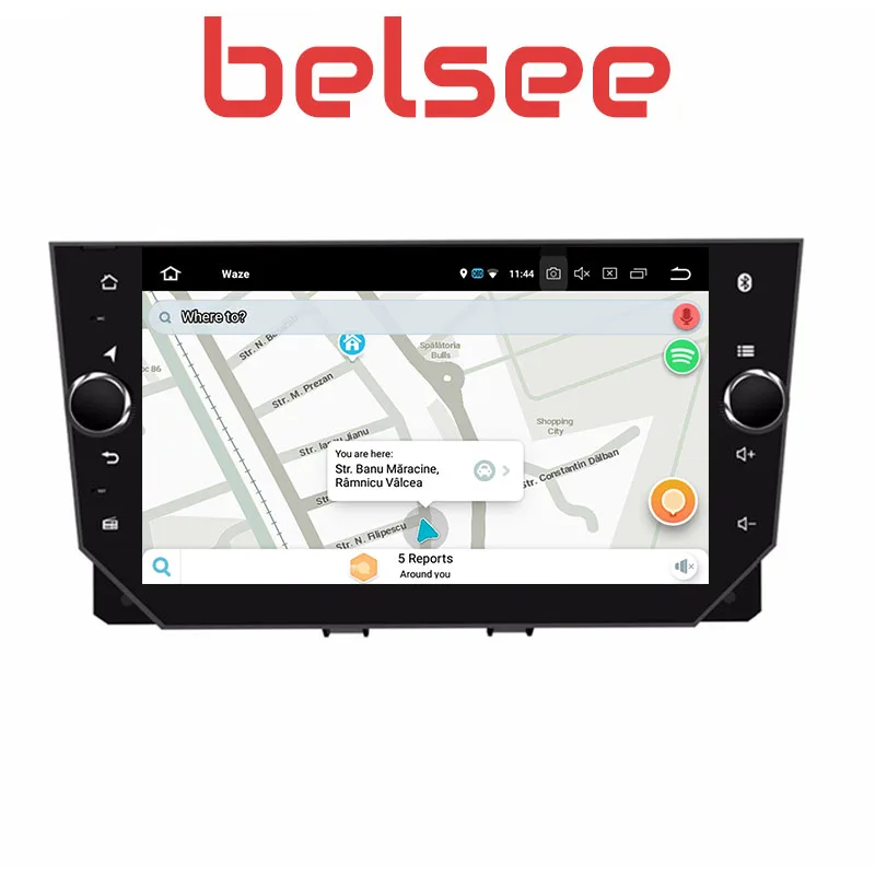 Belsee " ips сенсорный экран радио Android 9,0 головное устройство Авторадио Стерео обновление Sat Nav мультимедиа для сиденья Ibiza