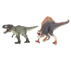 Шт. 2 шт. пластик диких животных Spinosaurus тираннозавр фигурку куклы игрушечные лошадки динозавр, Дети Обучающие игрушки дома коллекционные