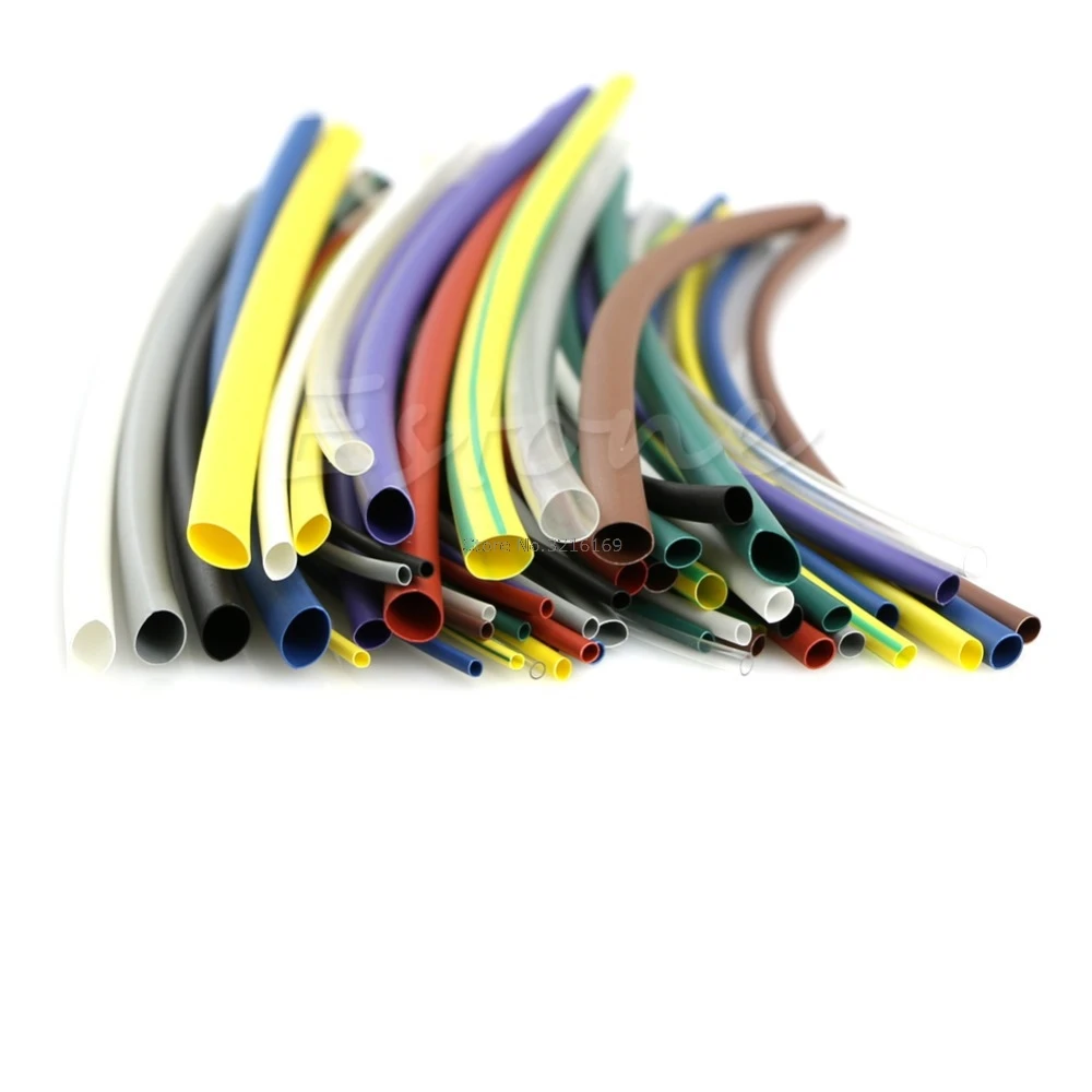 

For 55pcs 5Size Assortment Polyolefin 2:1 Heat Shrink Tubing Sleeving Wrap Kit Promotion