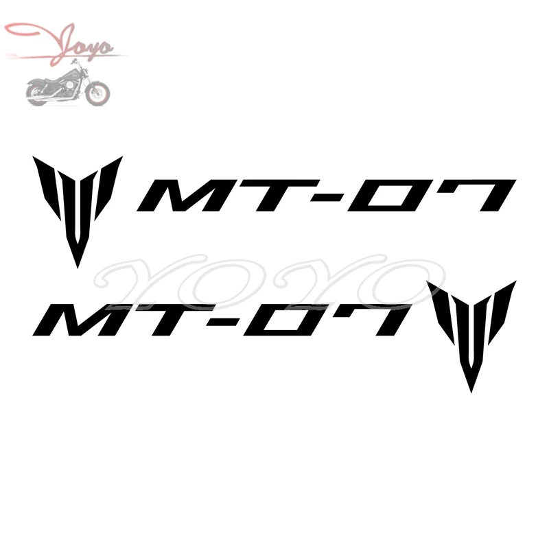 

2 PCS Fuel Tank Decal Helmet Sticker Fairing Decals Fender Stickers Graphic For Yamaha MT07 MT-07