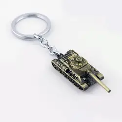 Vintage Charm Tank Keychain - Fashionable Accessory and Gift (Antique Bronze)