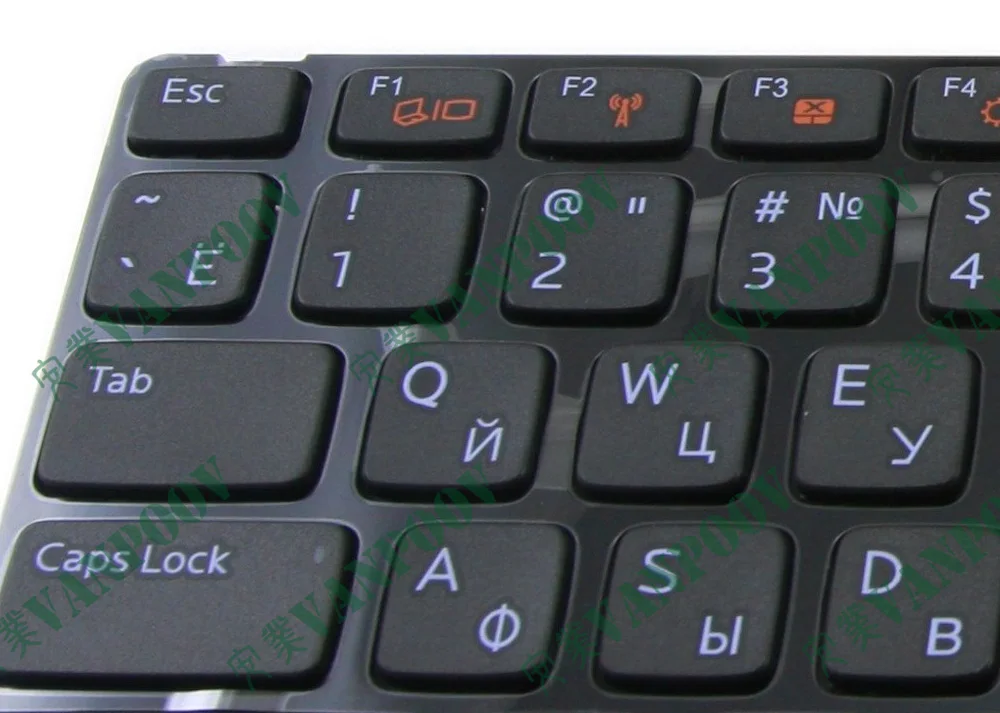 Русская клавиатура для ноутбука Dell Inspiron 14R N4110 M4110 N4050 M4040 N5050 M5050 M5040 N5040 Vostro 3550 Xps L502